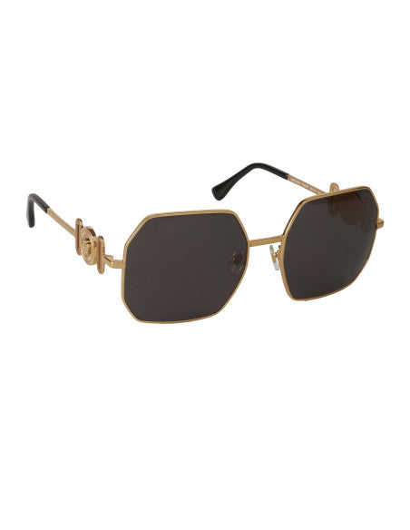 Versace VE2248 100287 Square Shape Gold Black