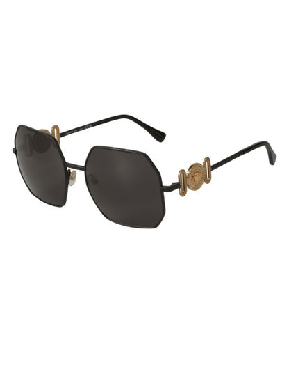 Versace VE2248 126187 Square Shape Matte Black Grey