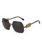 Versace VE2248 126187 Square Shape Matte Black Grey