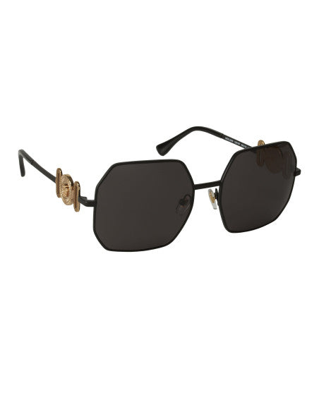Versace VE2248 126187 Square Shape Matte Black Grey