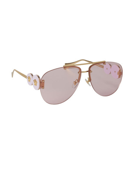 Versace VE2250 14871A New Aviator Gold Violet