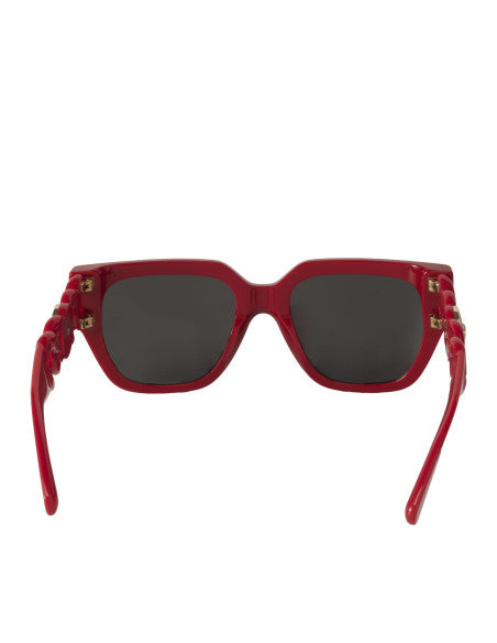 Versace VE4409 506587 Square Shape Dark Grey Red