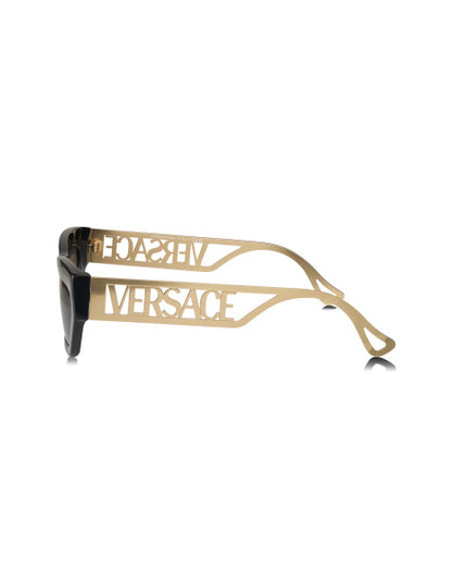Versace VE4432U GB1/87 Eye Cat Shape Gold Black